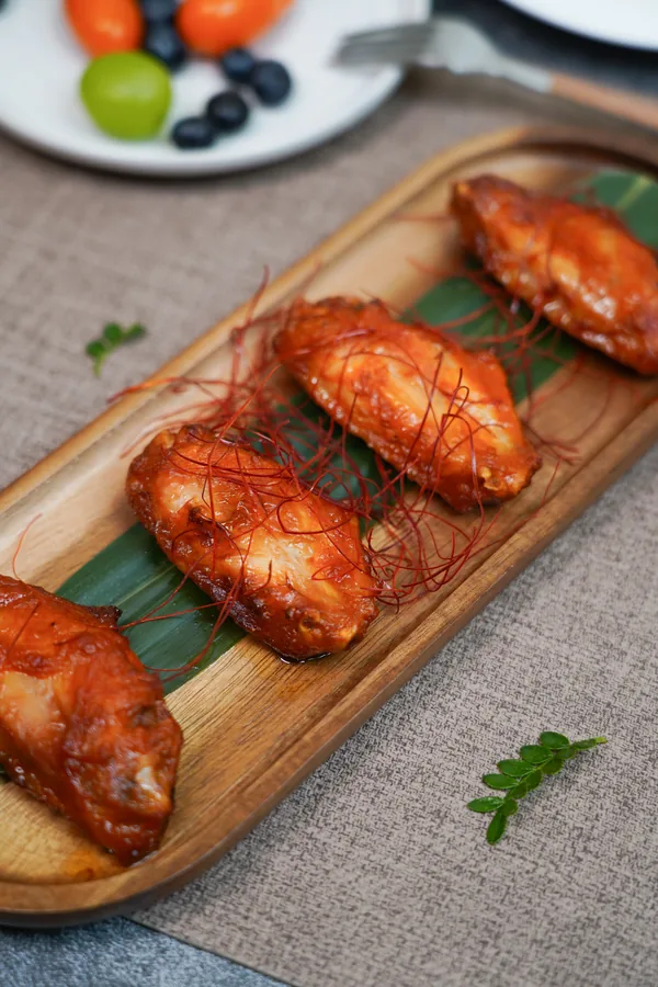 Asinhas de frango com mel picante