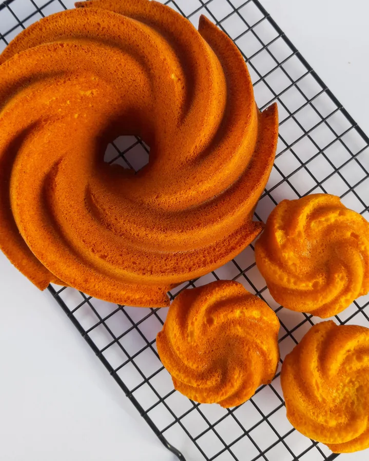 Bolo simples assado na airfryer