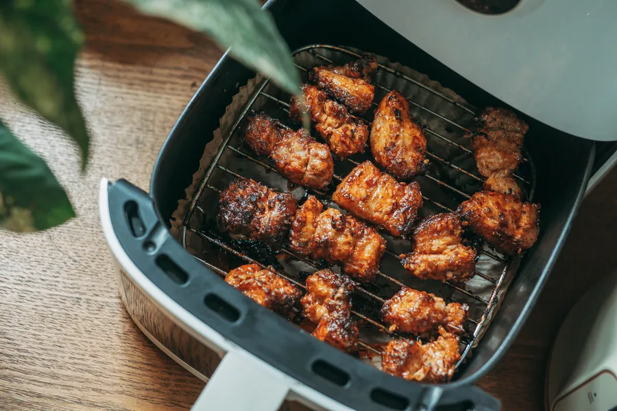 Frango empanado crocante na airfryer