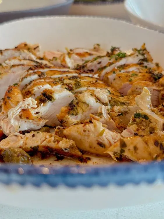 Frango grelhado com ervas