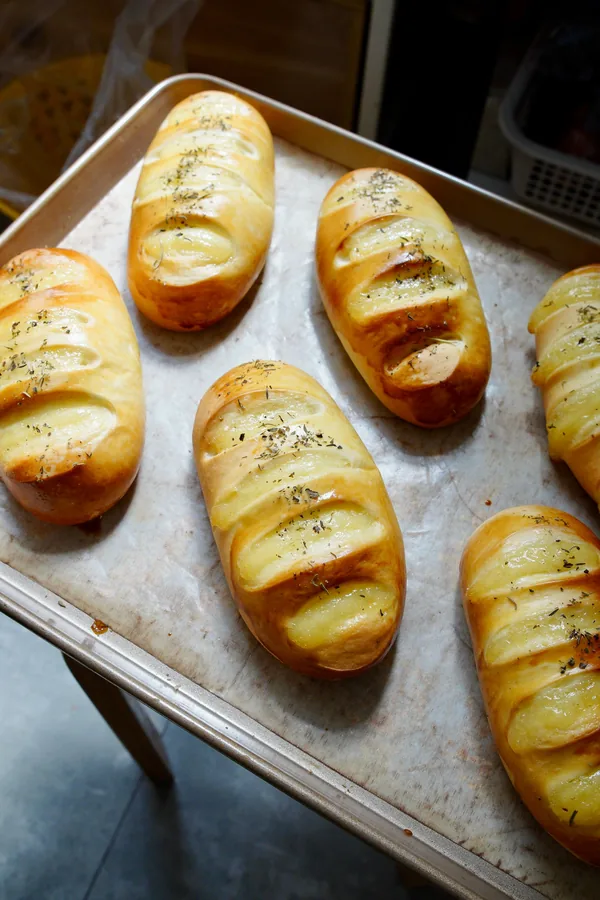 Pão de batata com catupiry