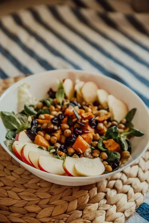 Salada de grão-de-bico