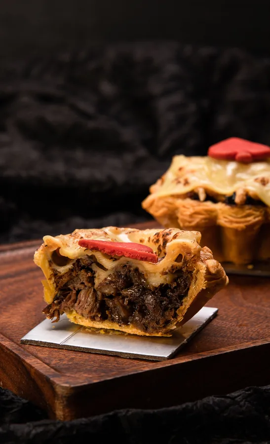 Torta de liquidificador com sobra de churrasco