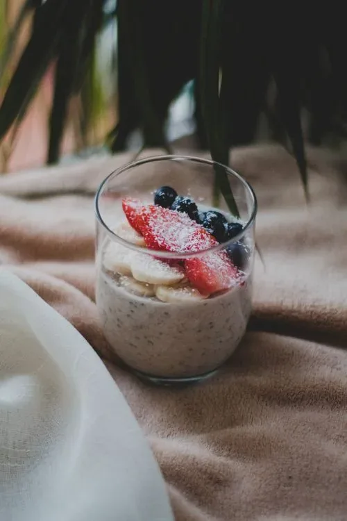 Vitamina de banana com aveia