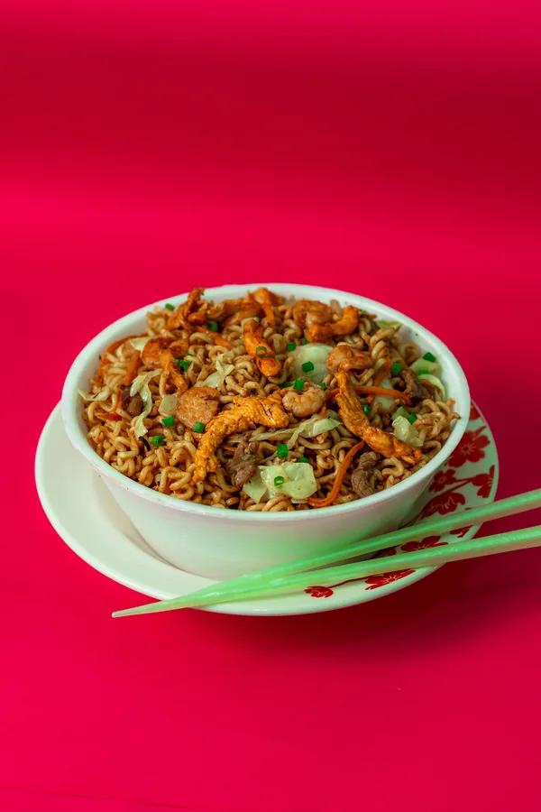 Yakisoba com legumes